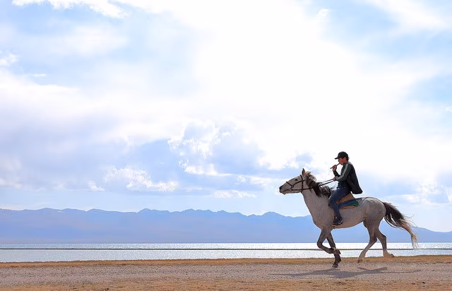 Pferdetrekking zum See Son-Kul